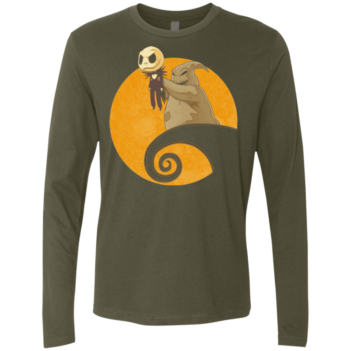 T-Shirts Military Green / Small Halloween King Men's Premium Long Sleeve