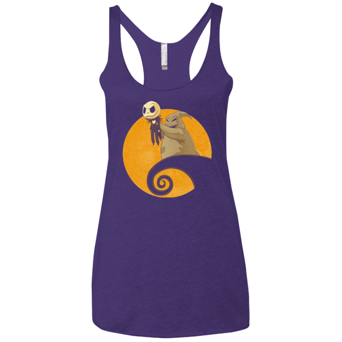 T-Shirts Purple / X-Small Halloween King Women's Triblend Racerback Tank