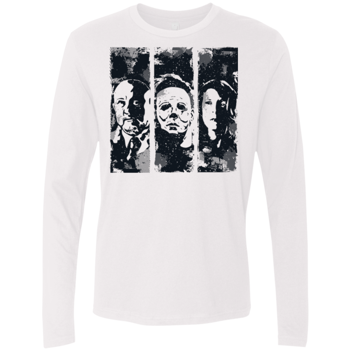 T-Shirts White / Small HALLOWEEN Men's Premium Long Sleeve