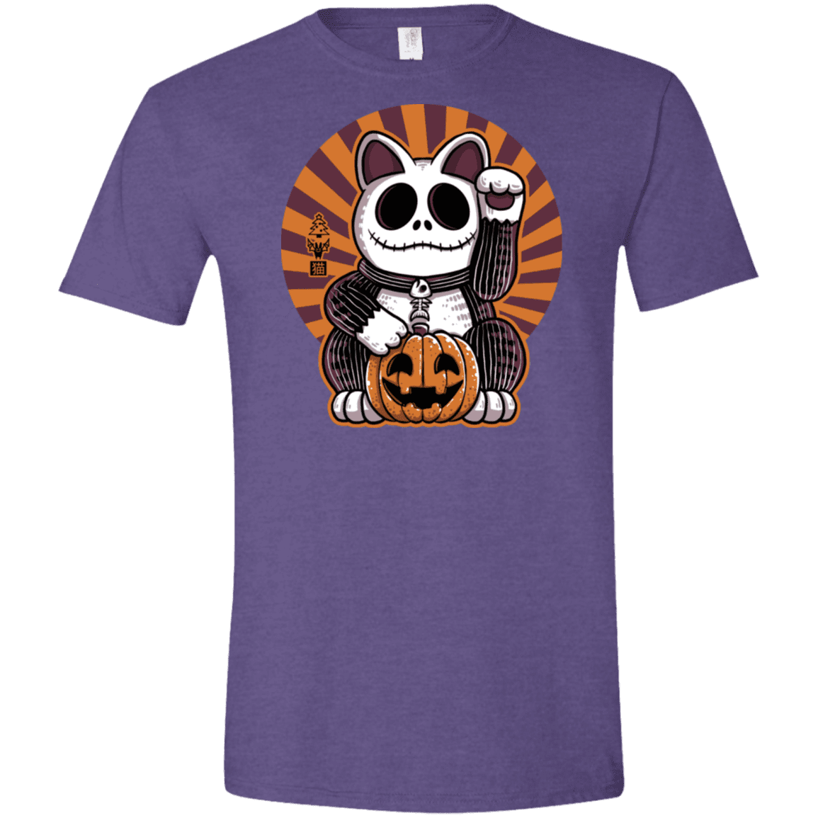 T-Shirts Heather Purple / S Halloween Neko Men's Semi-Fitted Softstyle
