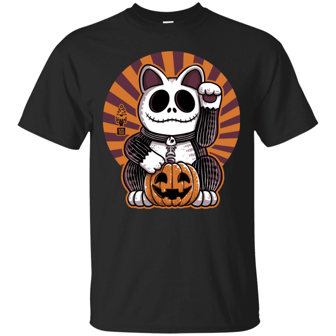 T-Shirts Black / S Halloween Neko T-Shirt