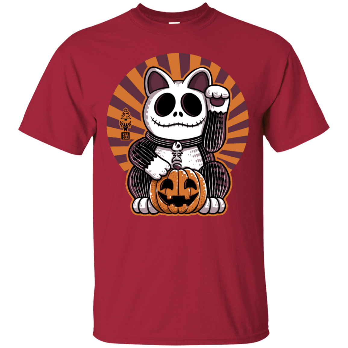 T-Shirts Cardinal / S Halloween Neko T-Shirt