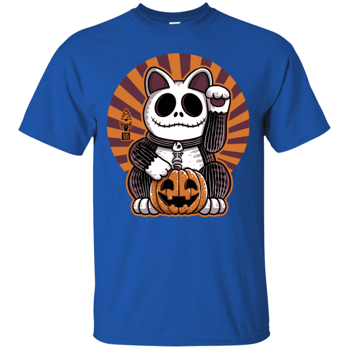 T-Shirts Royal / S Halloween Neko T-Shirt