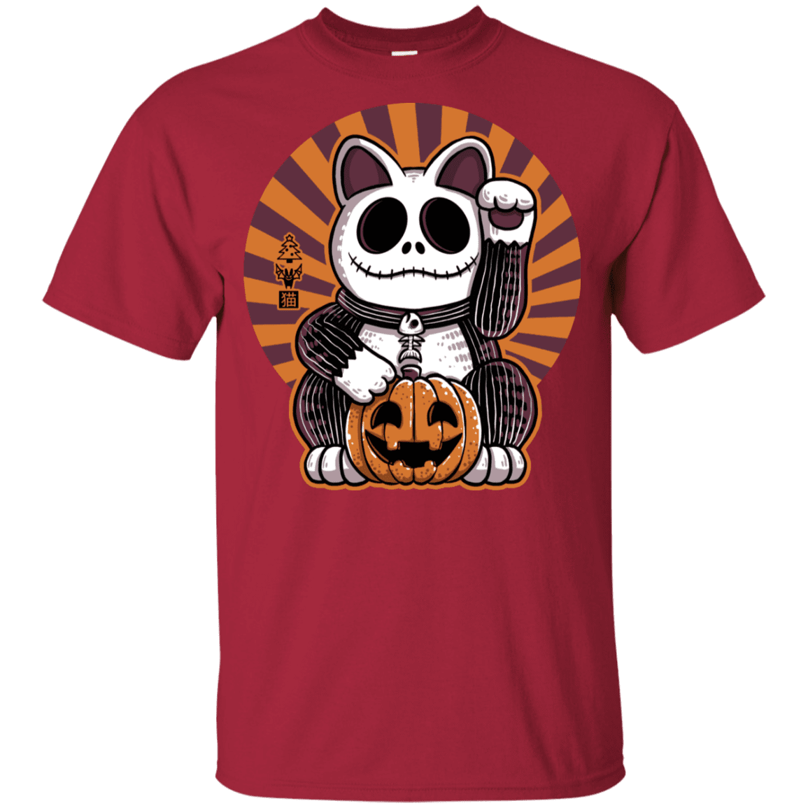 T-Shirts Cardinal / YXS Halloween Neko Youth T-Shirt