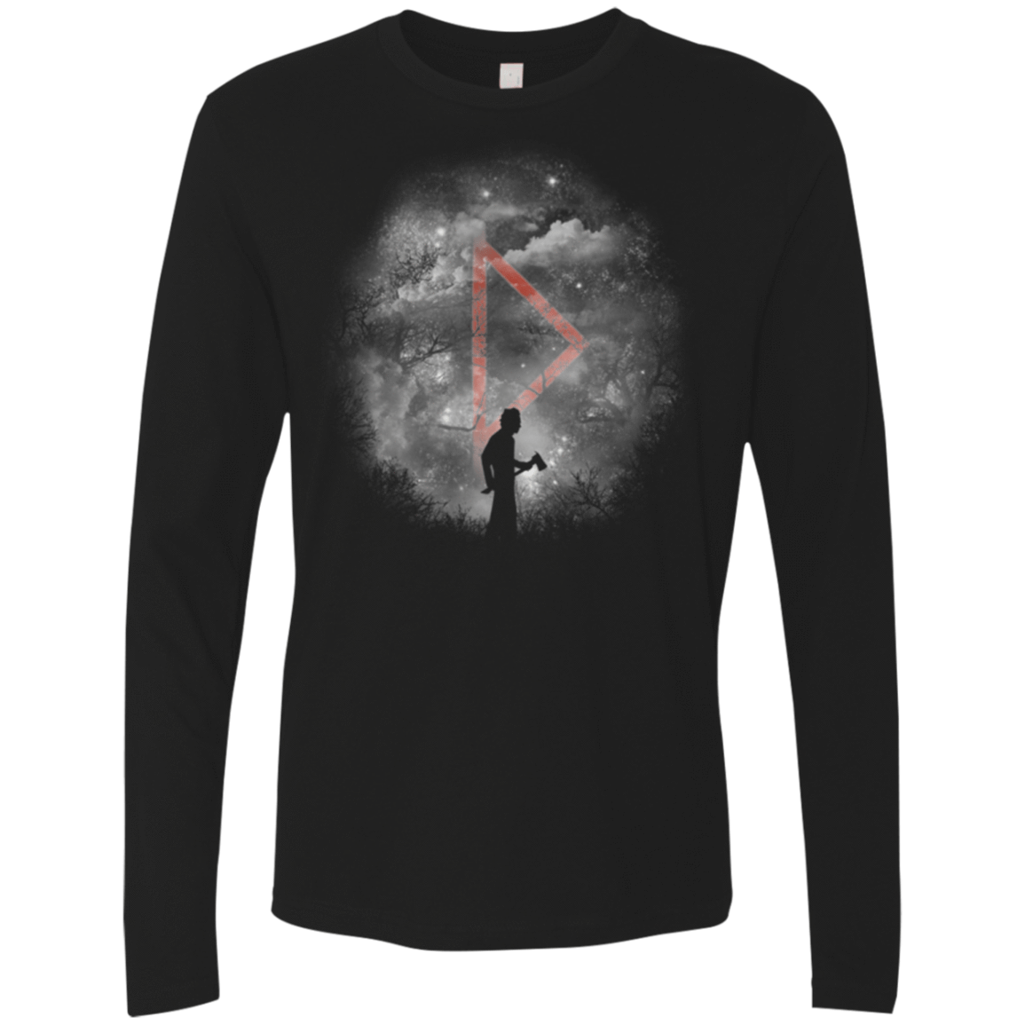 T-Shirts Black / Small Halloween Night Men's Premium Long Sleeve