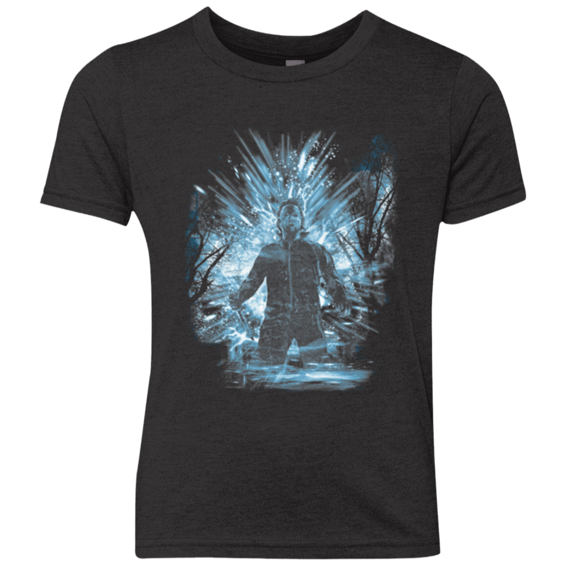 T-Shirts Vintage Black / YXS Halloween Storm Blue Youth Triblend T-Shirt