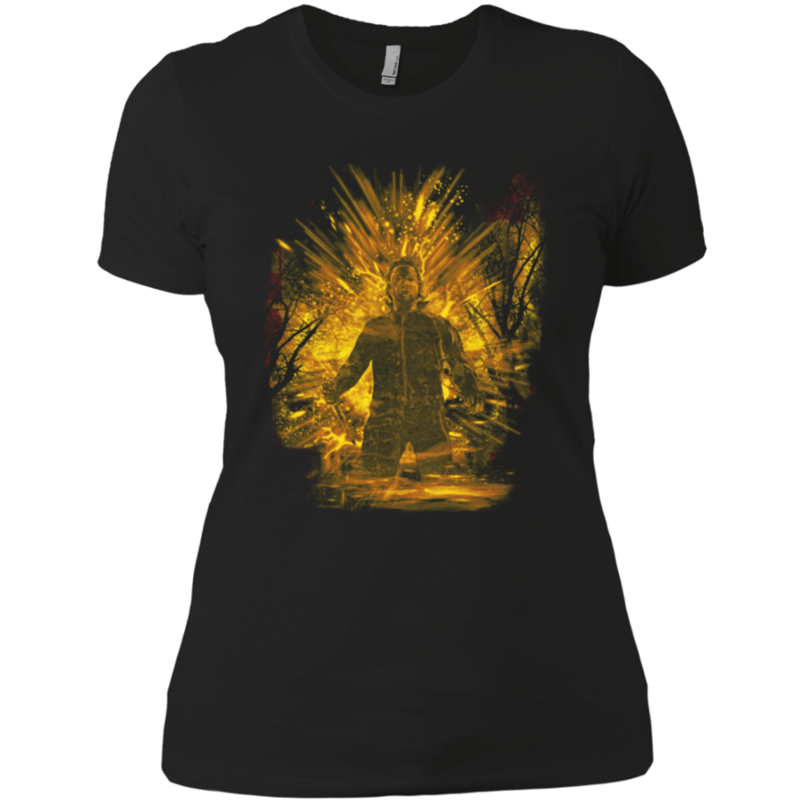 T-Shirts Black / X-Small Halloween Storm Orange Women's Premium T-Shirt