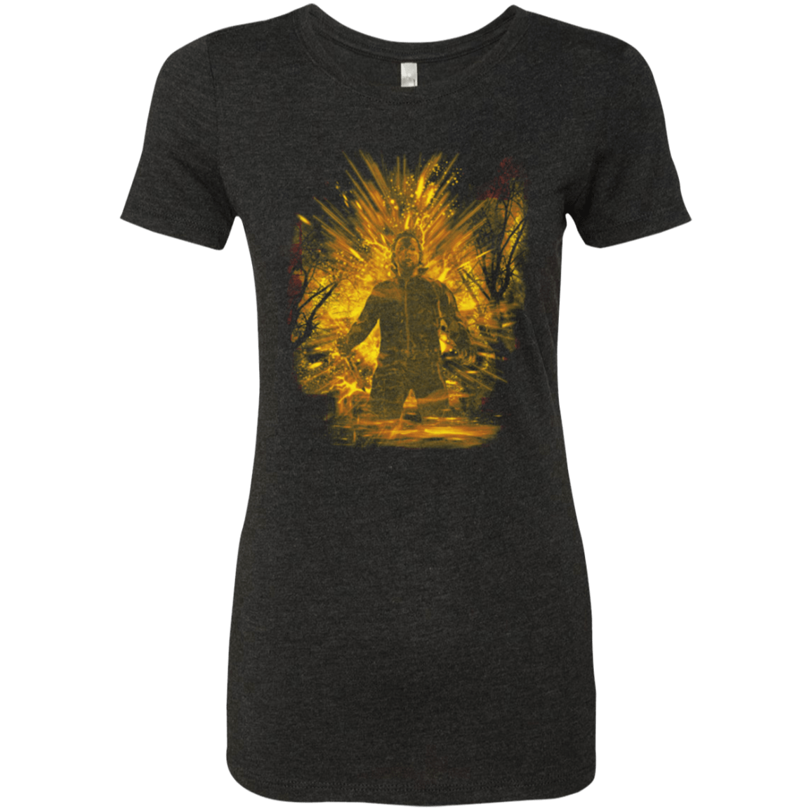 T-Shirts Vintage Black / Small Halloween Storm Orange Women's Triblend T-Shirt