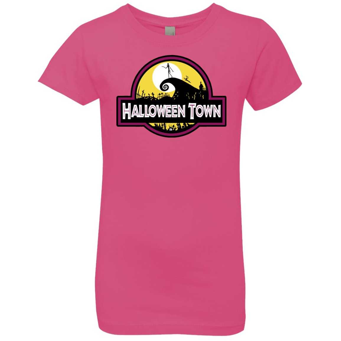 T-Shirts Hot Pink / YXS Halloween Town Girls Premium T-Shirt