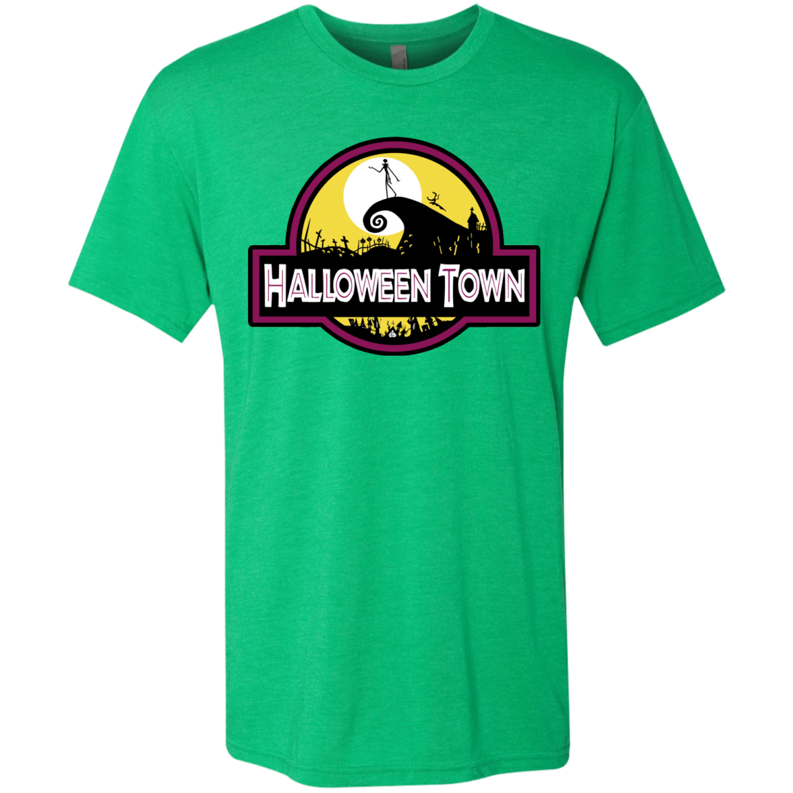 T-Shirts Envy / S Halloween Town Men's Triblend T-Shirt