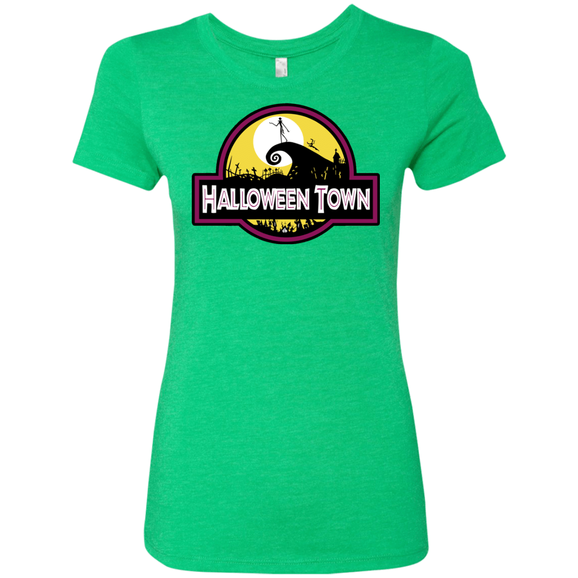 T-Shirts Envy / S Halloween Town Women's Triblend T-Shirt