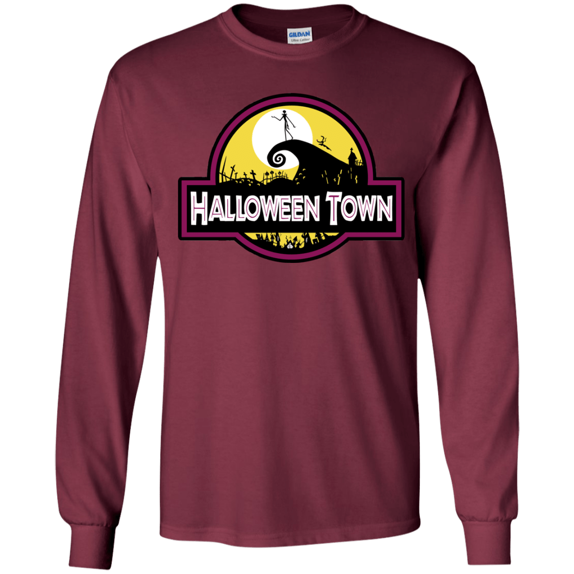 Halloween Town Youth Long Sleeve T-Shirt