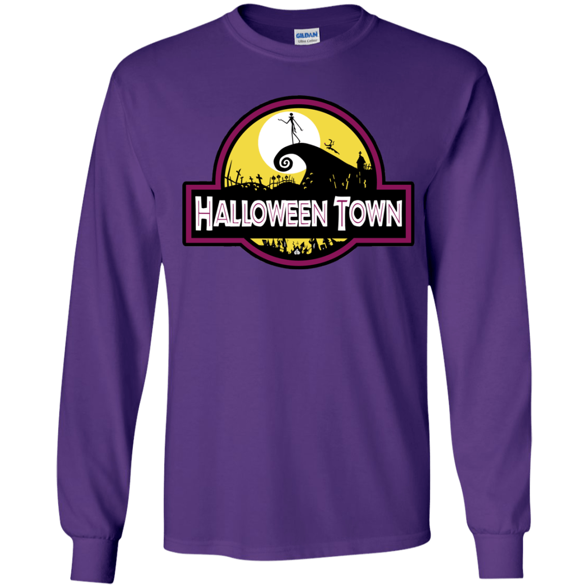 Halloween Town Youth Long Sleeve T-Shirt