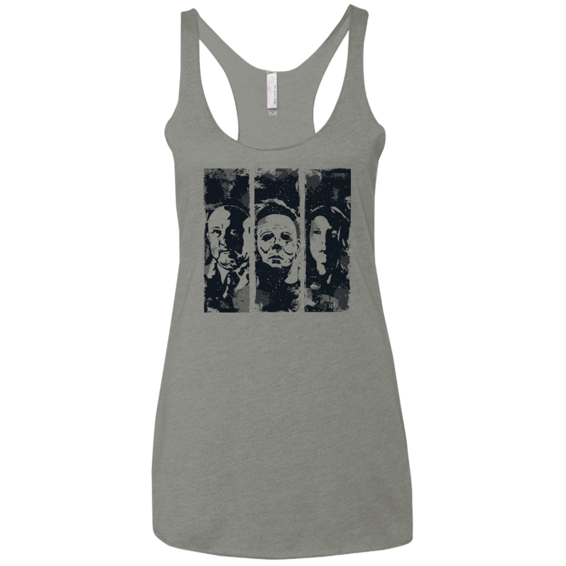 T-Shirts Venetian Grey / X-Small HALLOWEEN Women's Triblend Racerback Tank