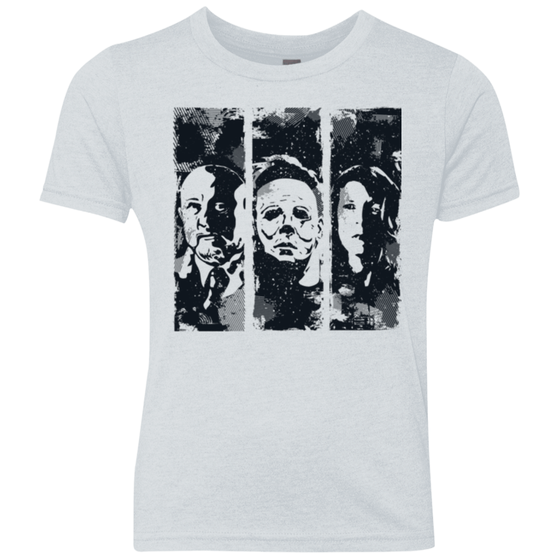 T-Shirts Heather White / YXS HALLOWEEN Youth Triblend T-Shirt