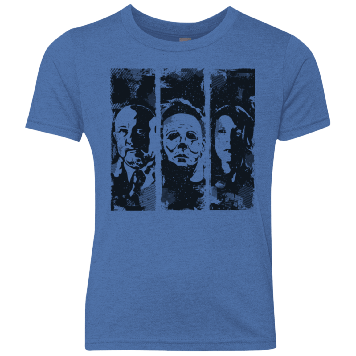 T-Shirts Vintage Royal / YXS HALLOWEEN Youth Triblend T-Shirt