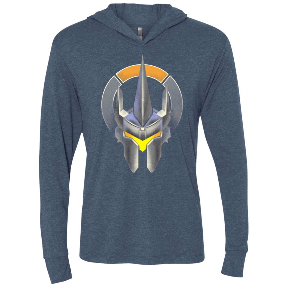 T-Shirts Indigo / X-Small Hammer Down Triblend Long Sleeve Hoodie Tee