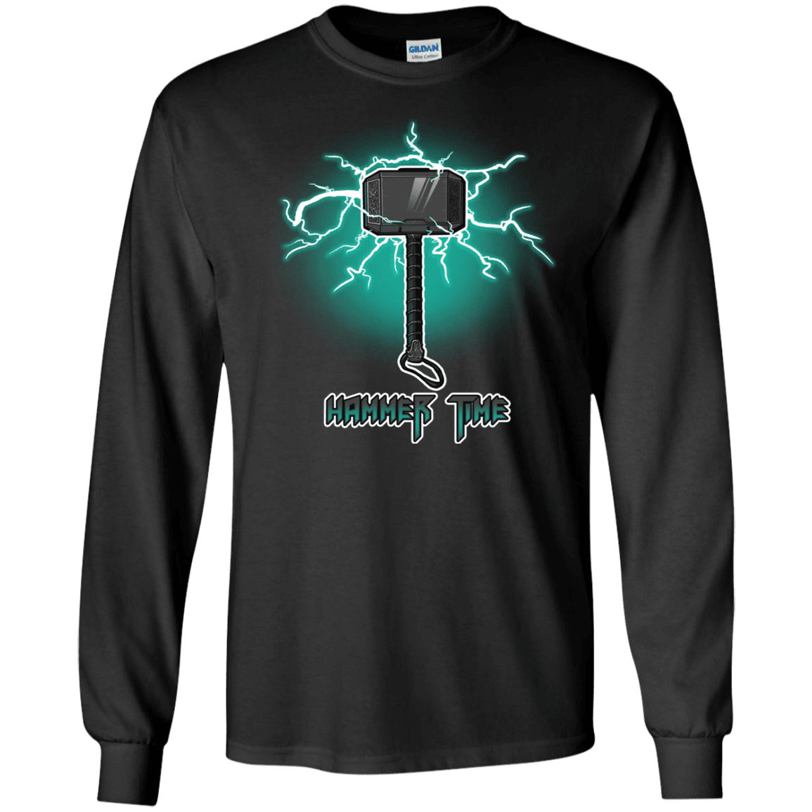 T-Shirts Black / S Hammer Time Men's Long Sleeve T-Shirt
