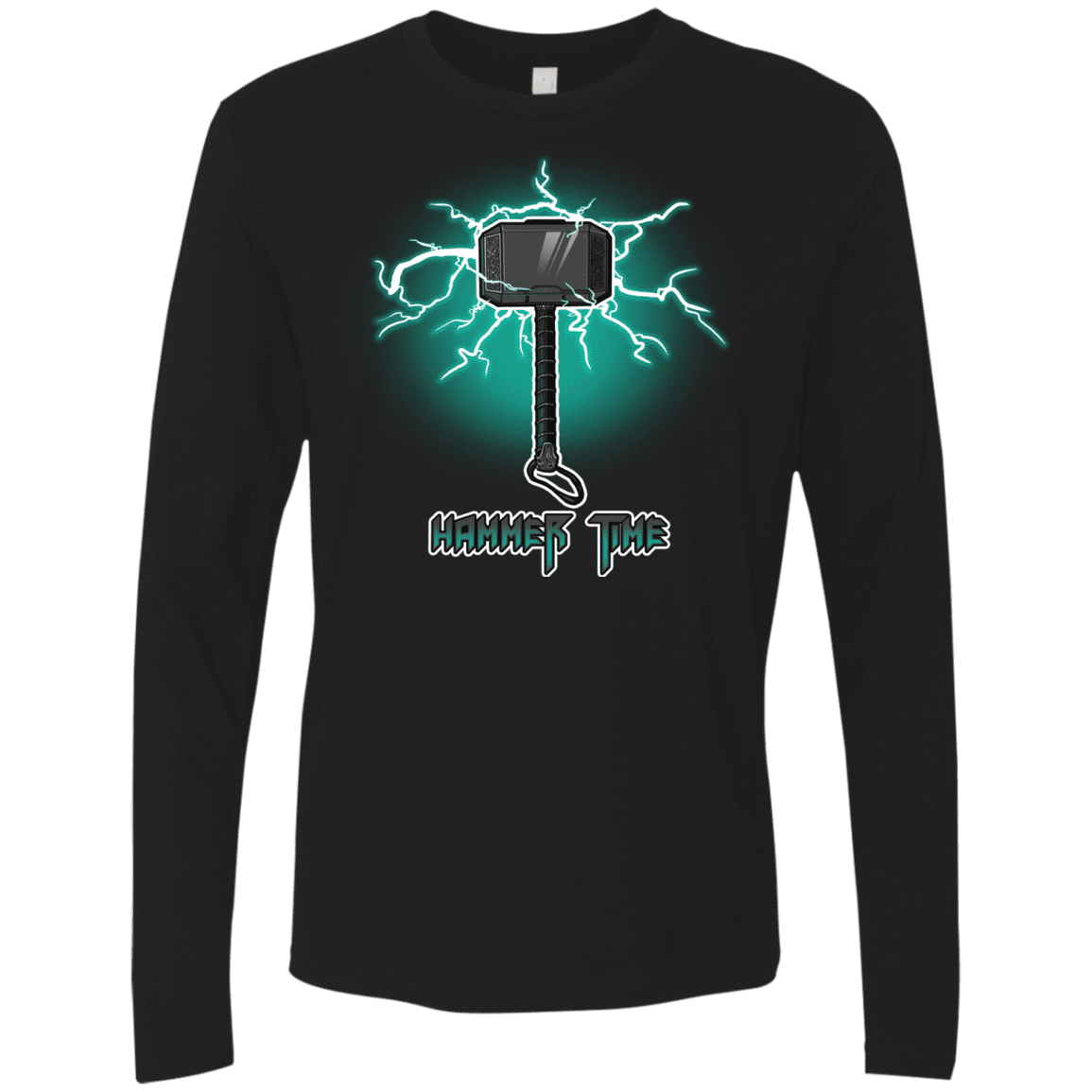 T-Shirts Black / S Hammer Time Men's Premium Long Sleeve