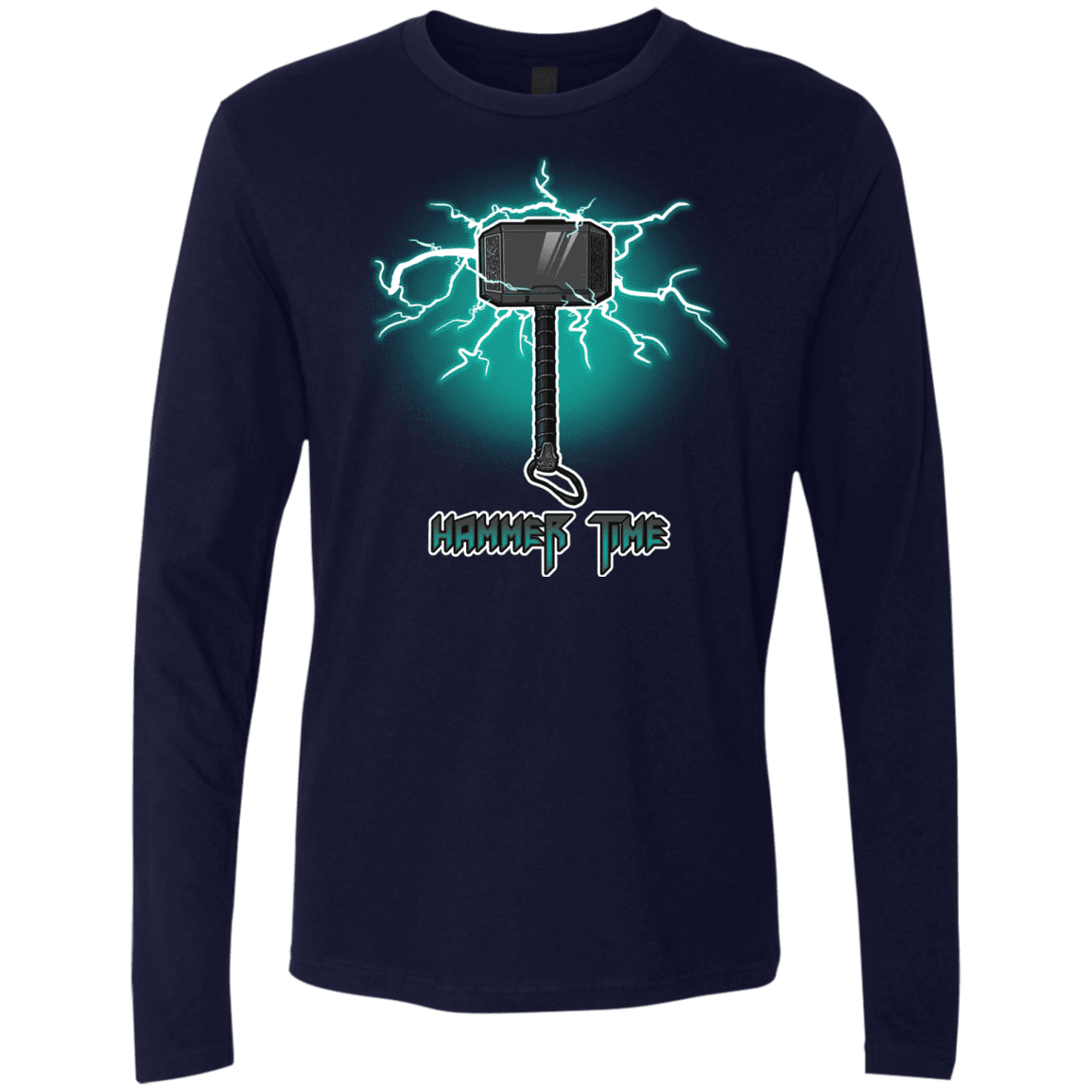 T-Shirts Midnight Navy / S Hammer Time Men's Premium Long Sleeve