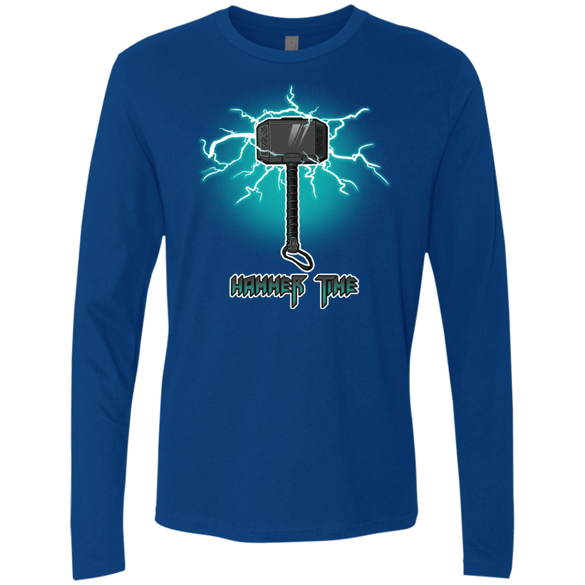 T-Shirts Royal / S Hammer Time Men's Premium Long Sleeve