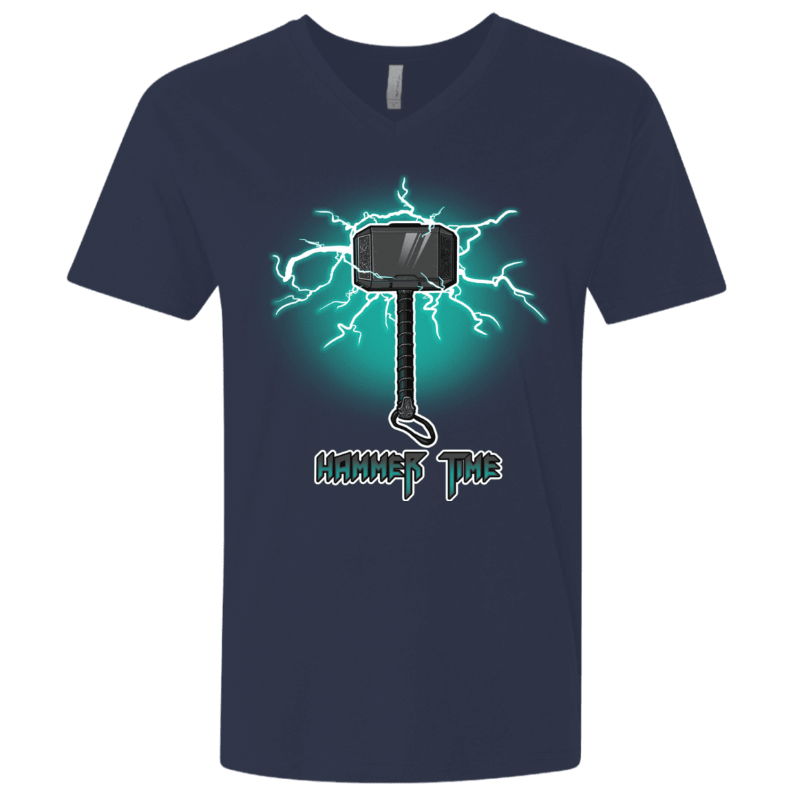 T-Shirts Midnight Navy / X-Small Hammer Time Men's Premium V-Neck