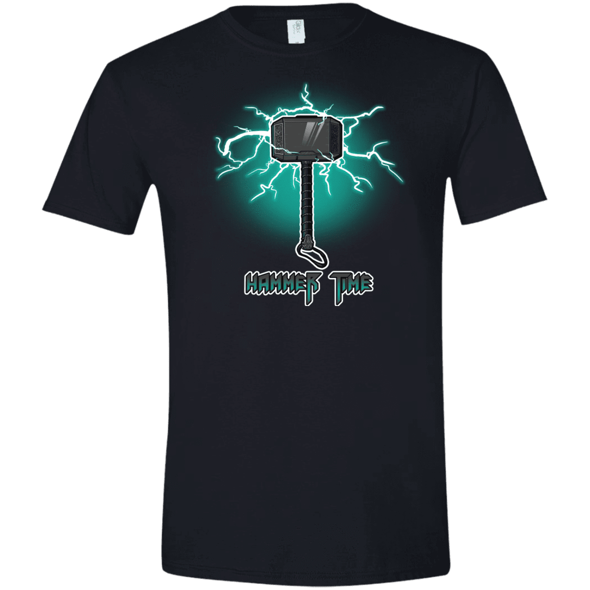 T-Shirts Black / X-Small Hammer Time Men's Semi-Fitted Softstyle