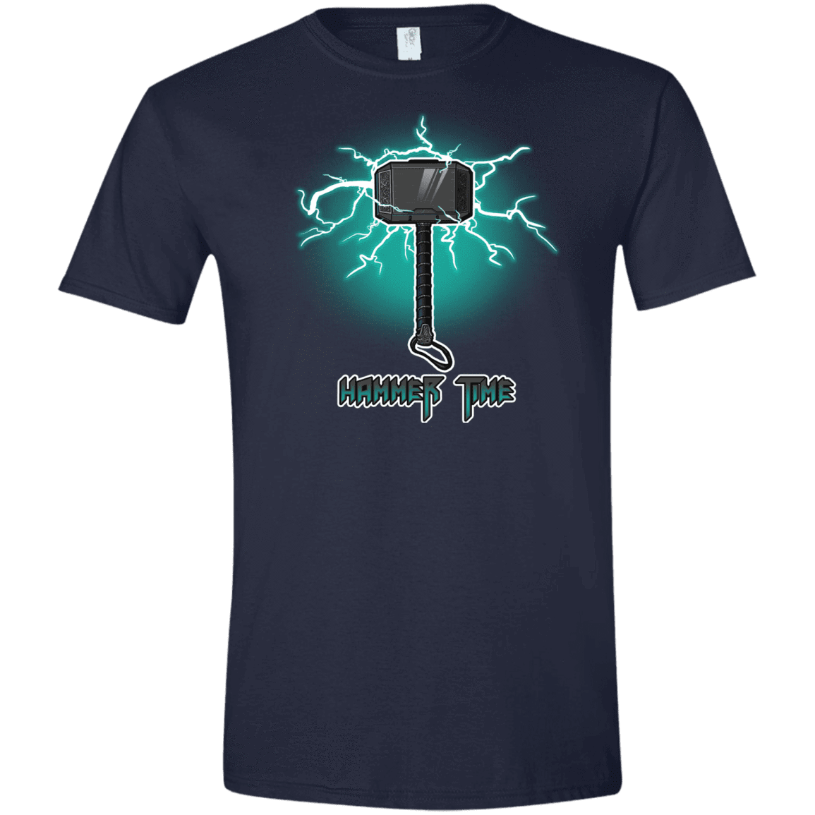 T-Shirts Navy / X-Small Hammer Time Men's Semi-Fitted Softstyle