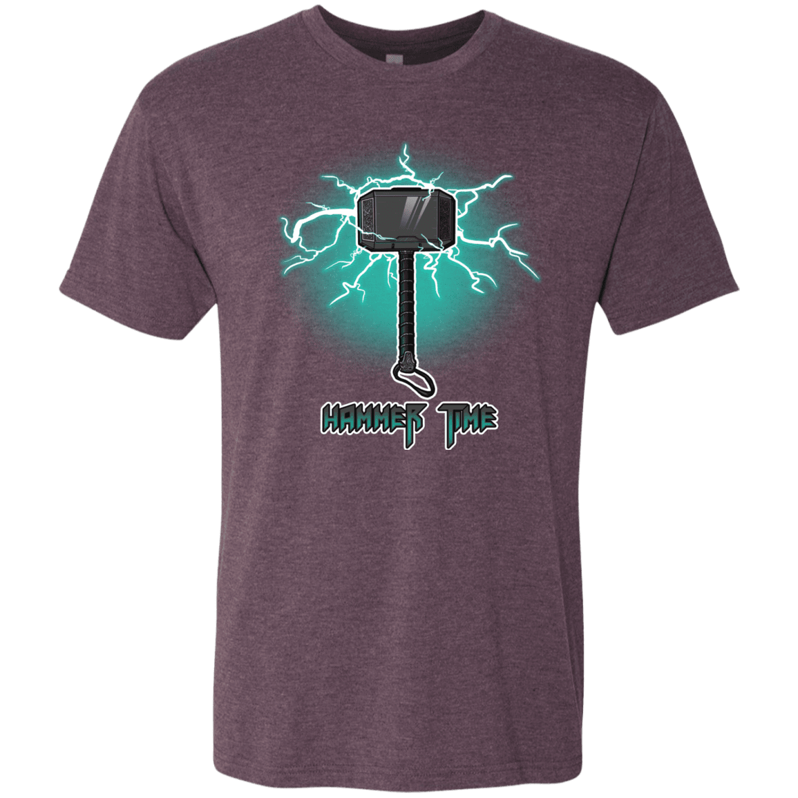 T-Shirts Vintage Purple / S Hammer Time Men's Triblend T-Shirt