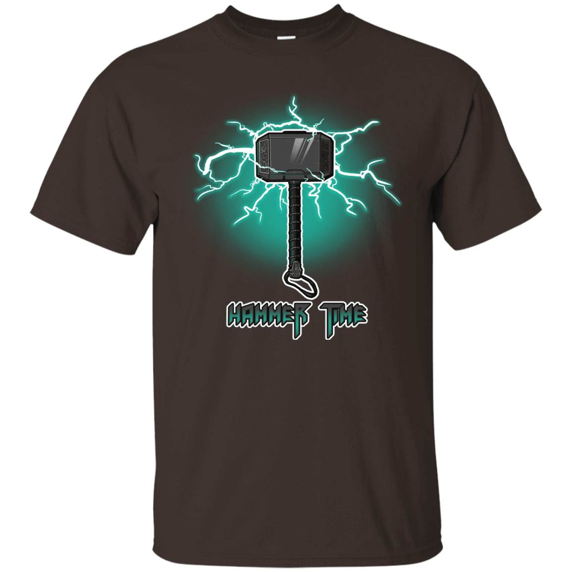 T-Shirts Dark Chocolate / S Hammer Time T-Shirt