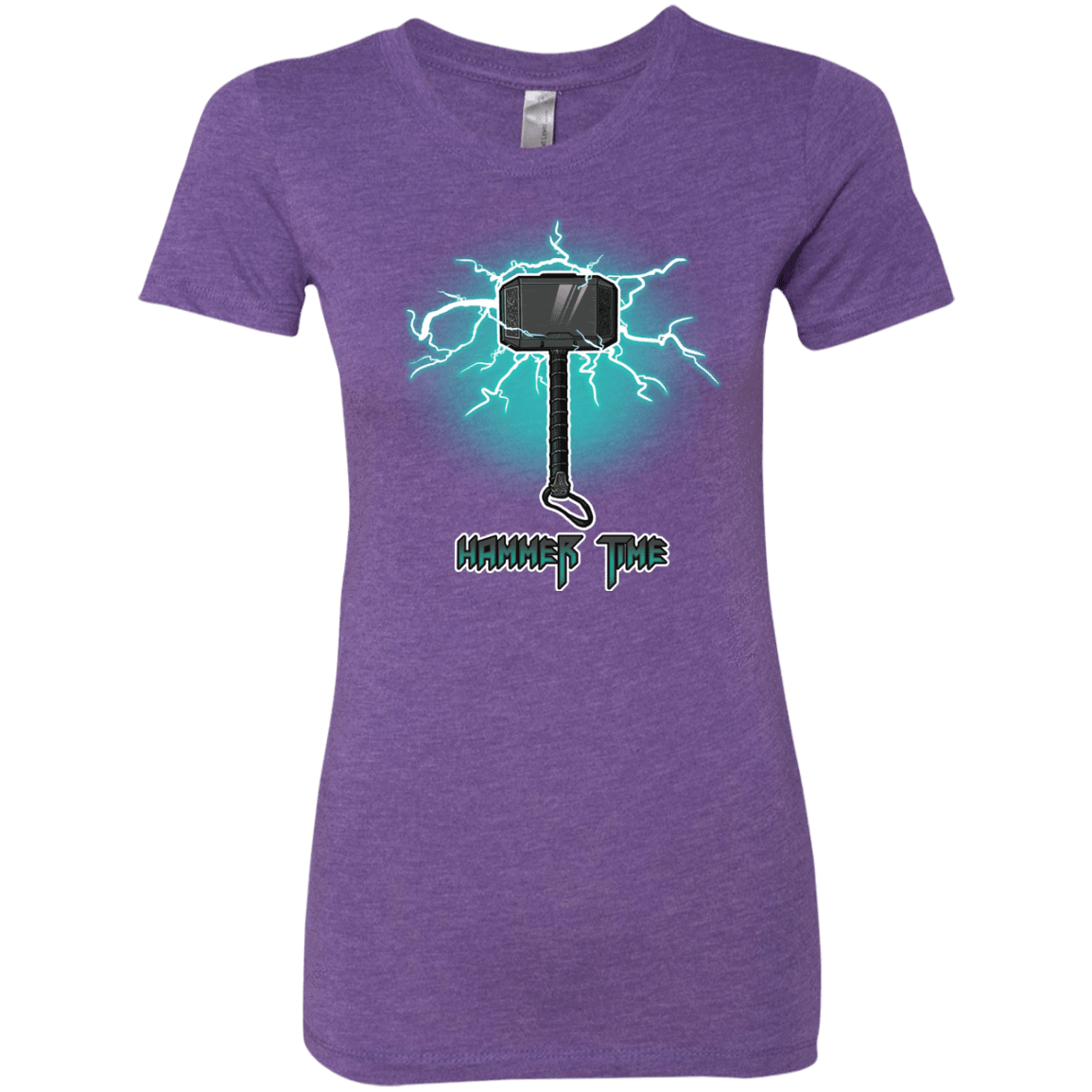 T-Shirts Purple Rush / S Hammer Time Women's Triblend T-Shirt