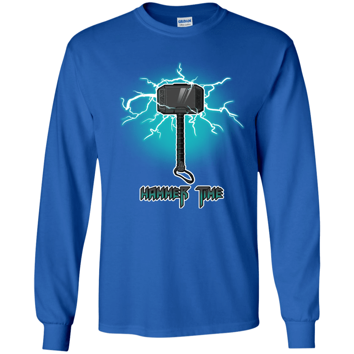 T-Shirts Royal / YS Hammer Time Youth Long Sleeve T-Shirt