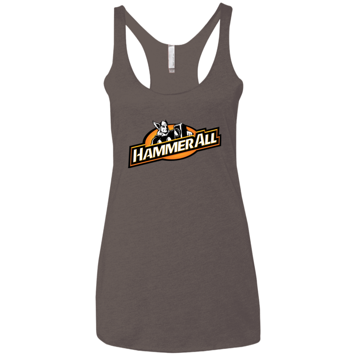 T-Shirts Macchiato / X-Small Hammerall Women's Triblend Racerback Tank