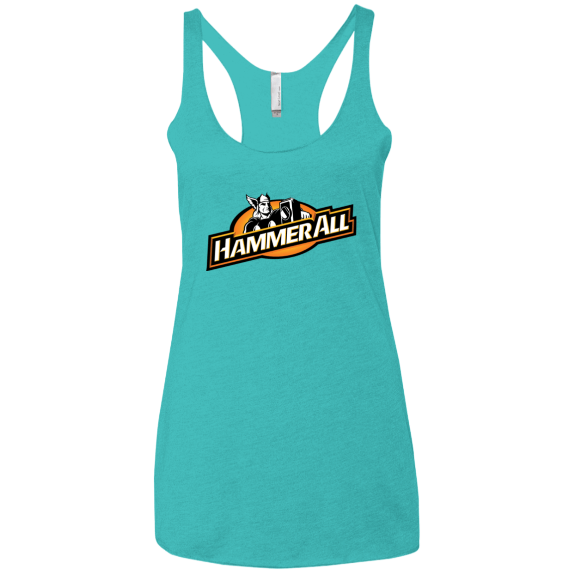 T-Shirts Tahiti Blue / X-Small Hammerall Women's Triblend Racerback Tank