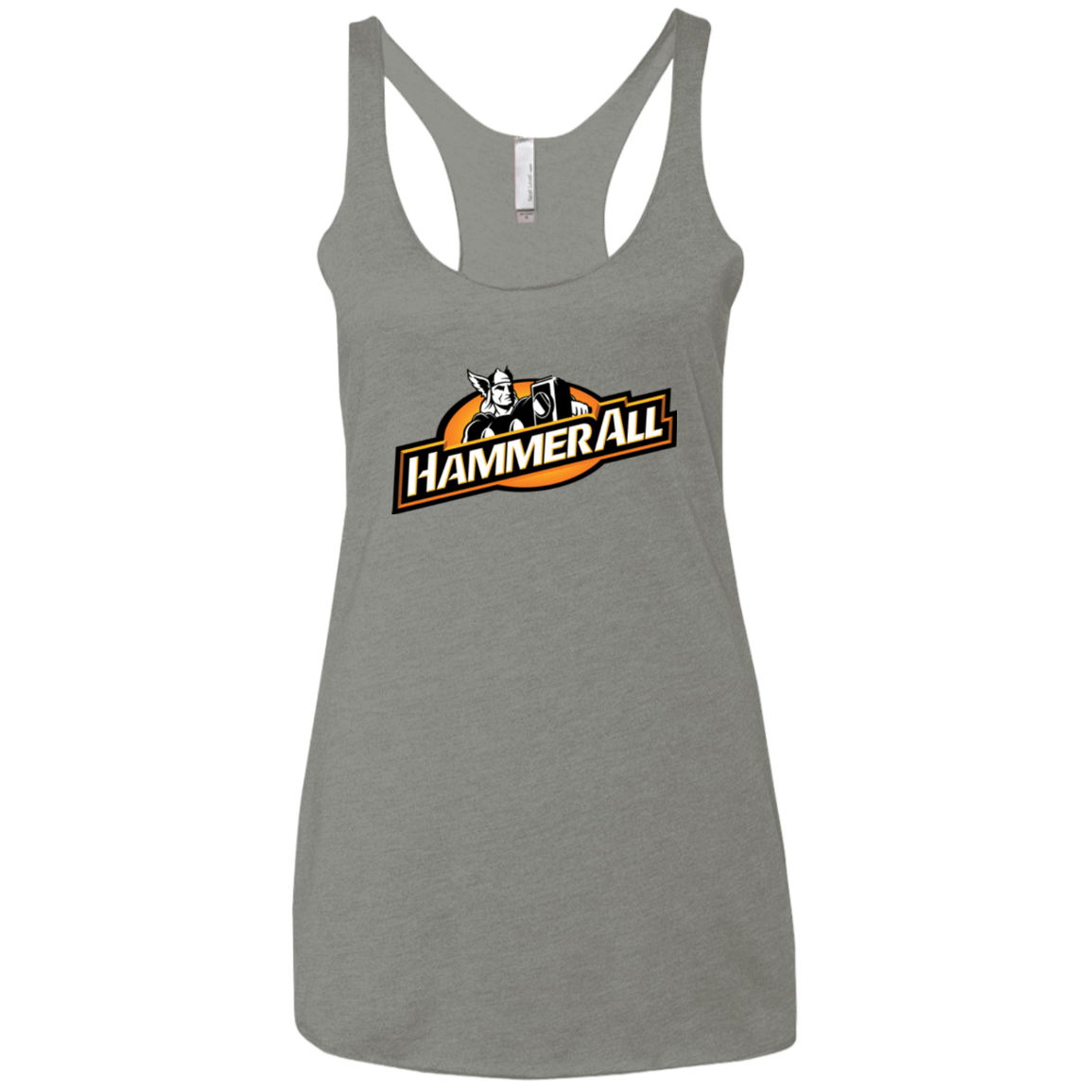 T-Shirts Venetian Grey / X-Small Hammerall Women's Triblend Racerback Tank