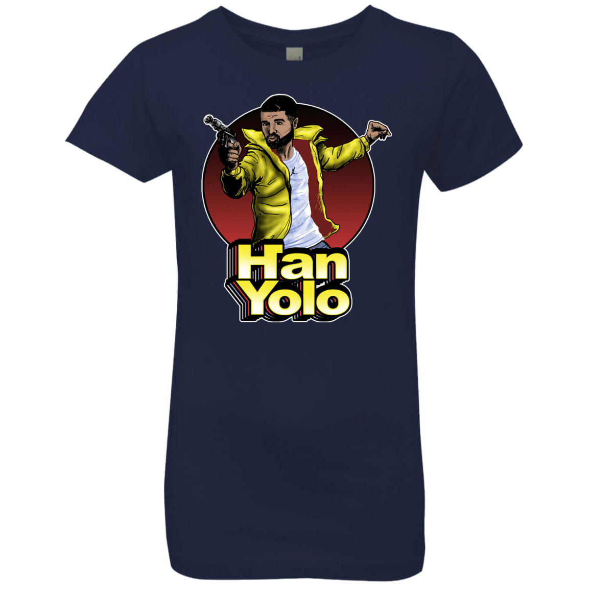 T-Shirts Midnight Navy / YXS Han Yolo Girls Premium T-Shirt