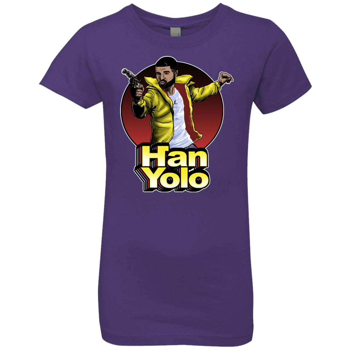T-Shirts Purple Rush / YXS Han Yolo Girls Premium T-Shirt