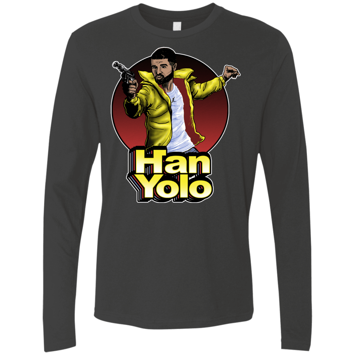 T-Shirts Heavy Metal / S Han Yolo Men's Premium Long Sleeve