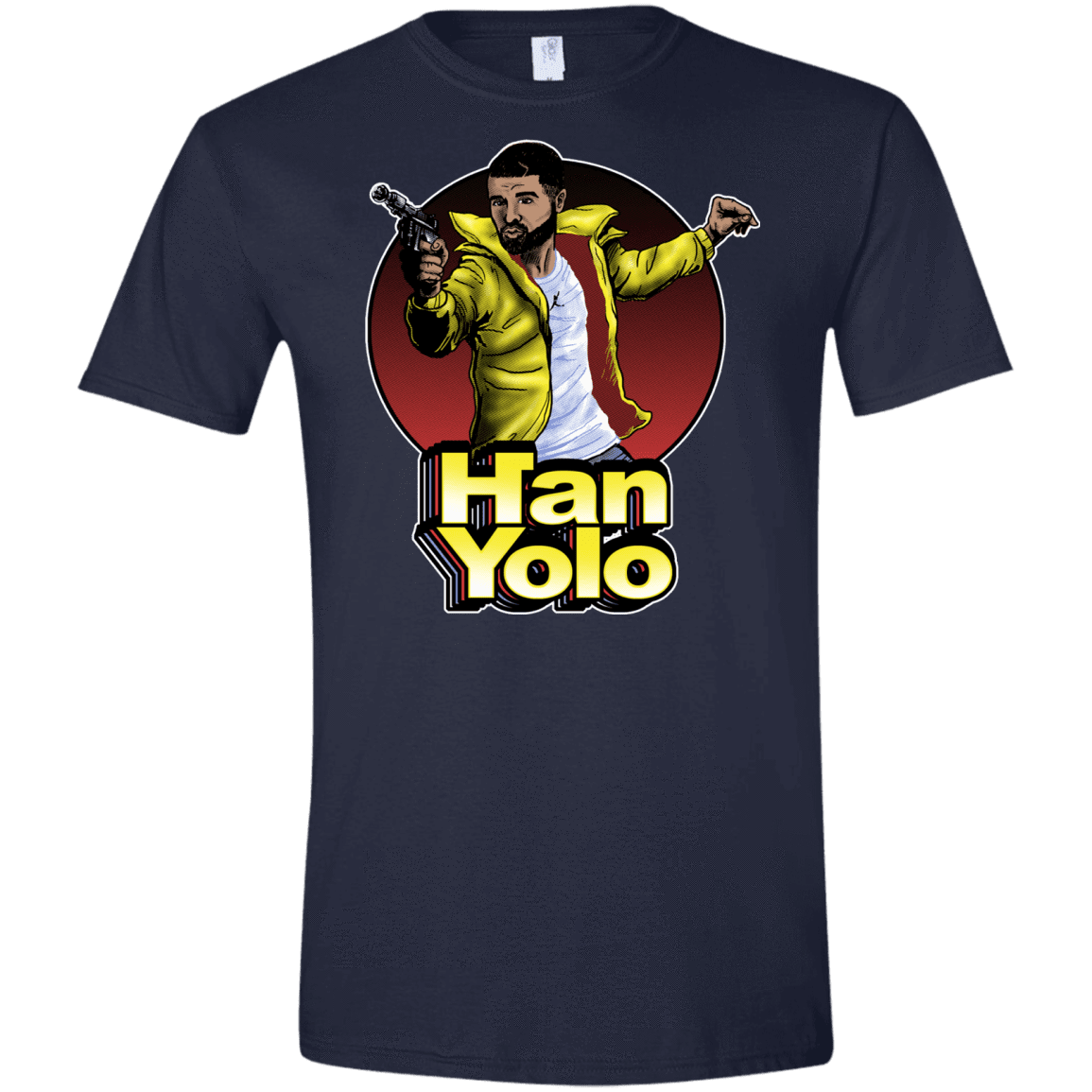 T-Shirts Navy / X-Small Han Yolo Men's Semi-Fitted Softstyle