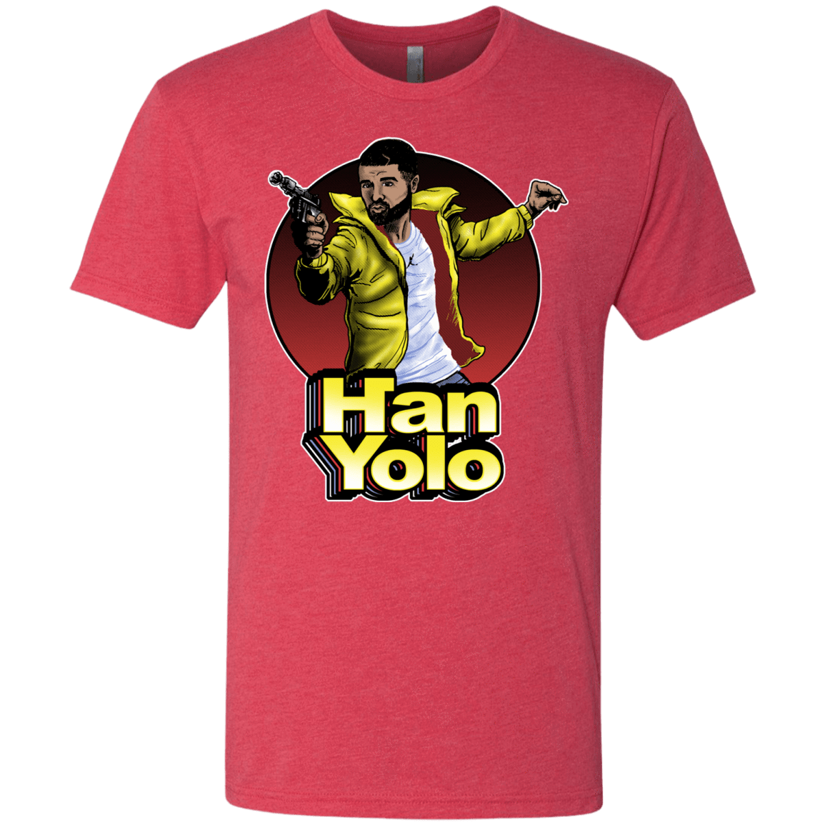 T-Shirts Vintage Red / S Han Yolo Men's Triblend T-Shirt