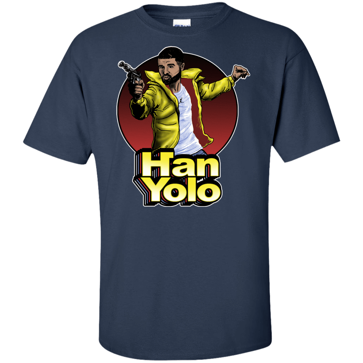 T-Shirts Navy / XLT Han Yolo Tall T-Shirt