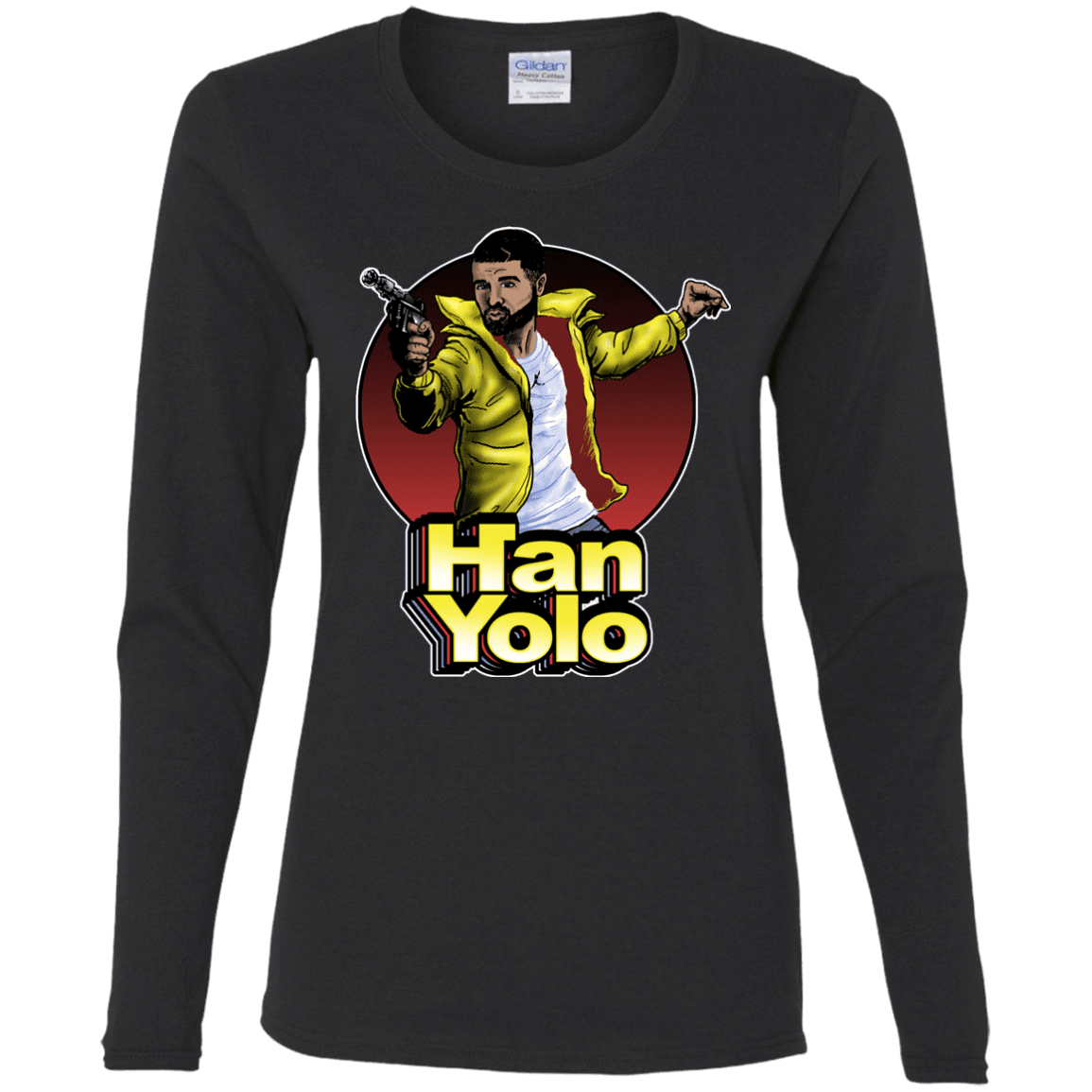 T-Shirts Black / S Han Yolo Women's Long Sleeve T-Shirt