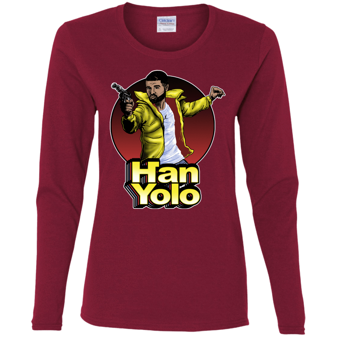 T-Shirts Cardinal / S Han Yolo Women's Long Sleeve T-Shirt