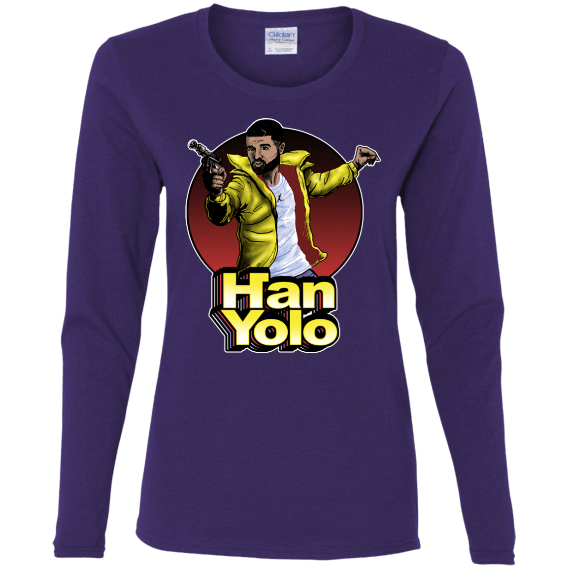 T-Shirts Purple / S Han Yolo Women's Long Sleeve T-Shirt