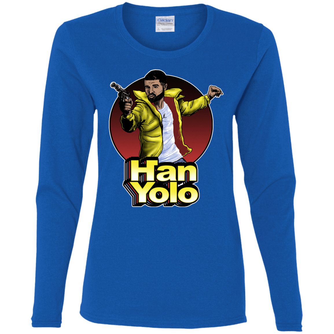T-Shirts Royal / S Han Yolo Women's Long Sleeve T-Shirt