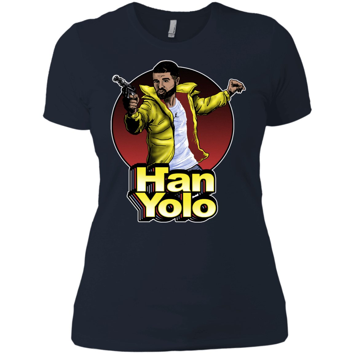T-Shirts Midnight Navy / X-Small Han Yolo Women's Premium T-Shirt