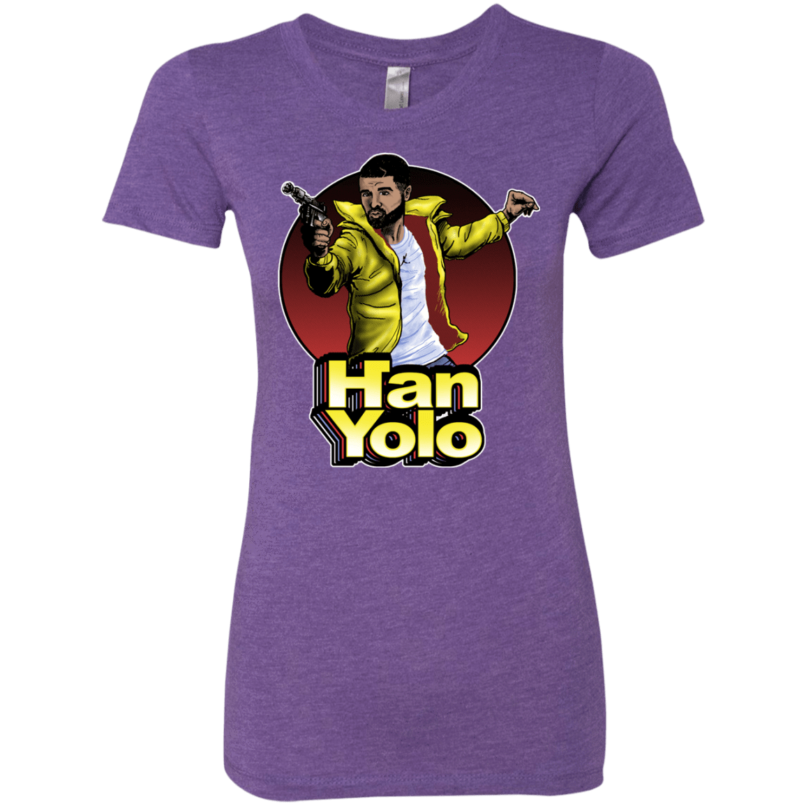 T-Shirts Purple Rush / S Han Yolo Women's Triblend T-Shirt