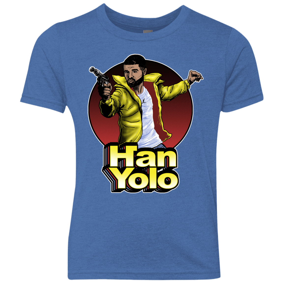 T-Shirts Vintage Royal / YXS Han Yolo Youth Triblend T-Shirt
