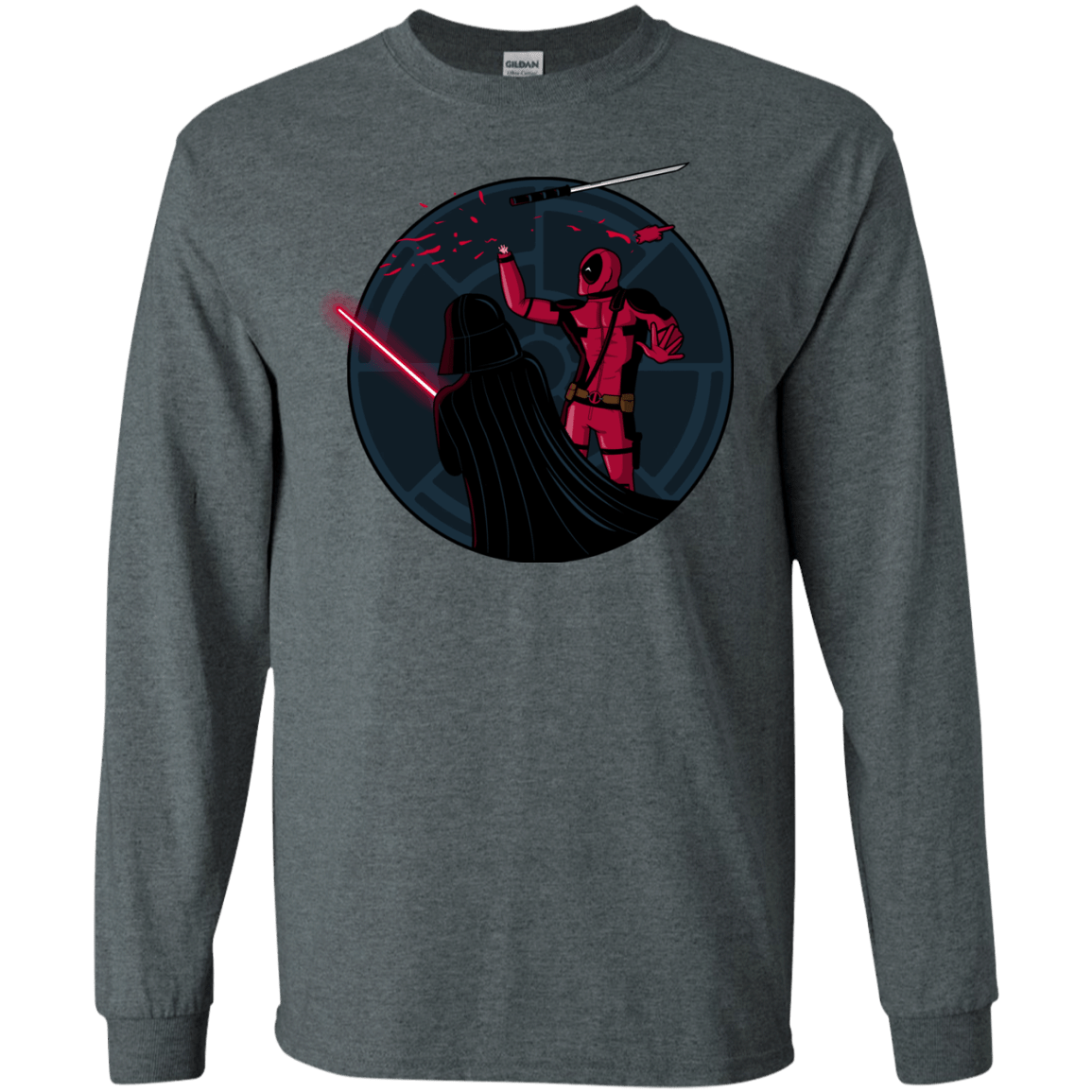 T-Shirts Dark Heather / S Hand 2.0 Men's Long Sleeve T-Shirt