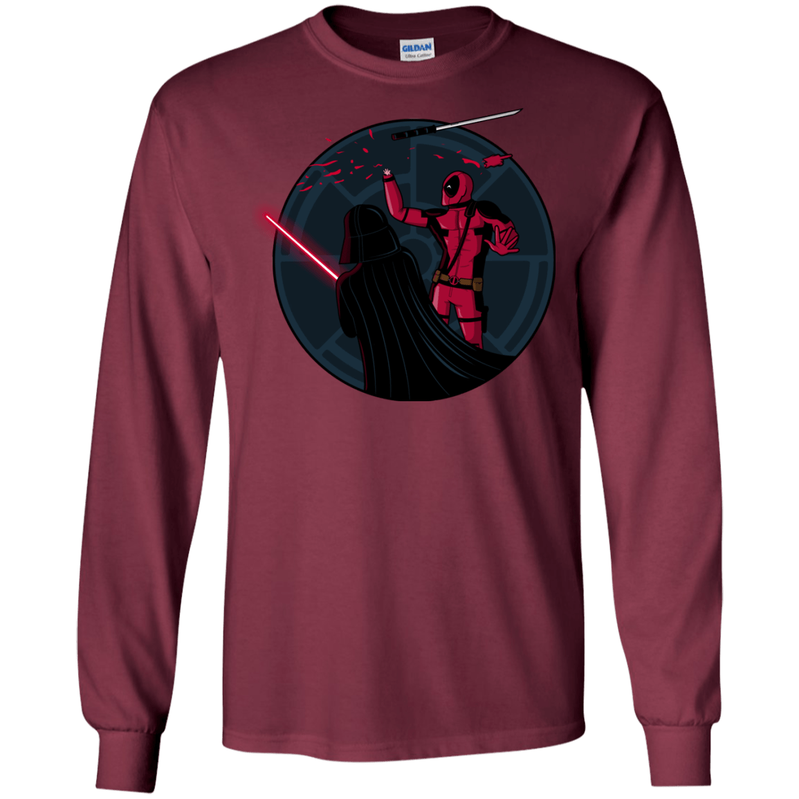T-Shirts Maroon / S Hand 2.0 Men's Long Sleeve T-Shirt